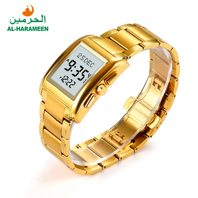 Al-Harameen HA-6208 мусульманские часы Qibla Azan для исламской молитвы