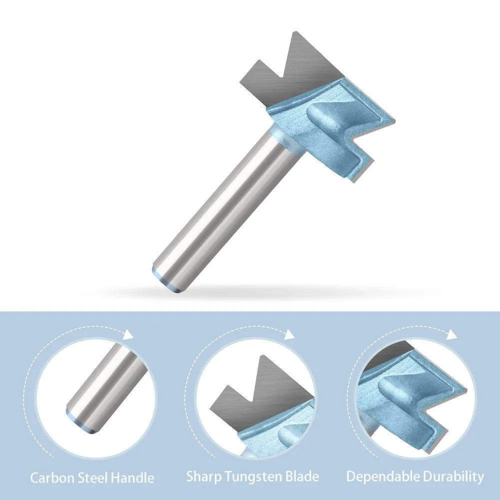 8mm 12mm drawer slide rail cutter solid wood guide rail slider slotting desk male and female slide groove alloy milling tool