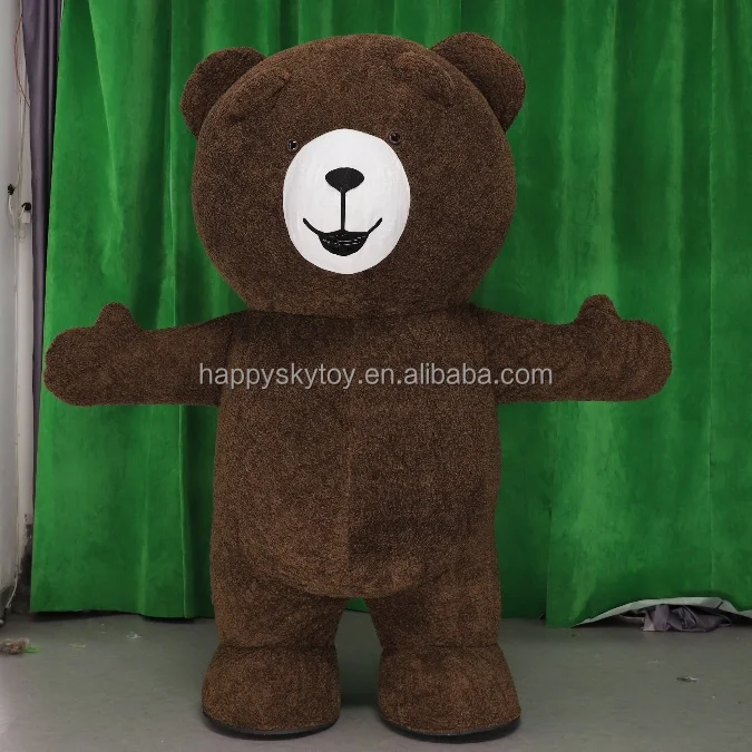 Hot Sale inflatable cartoon character mascot costume Custom Plush Soft Teddy Bear Mascot Costumes for  mascot costume for ad