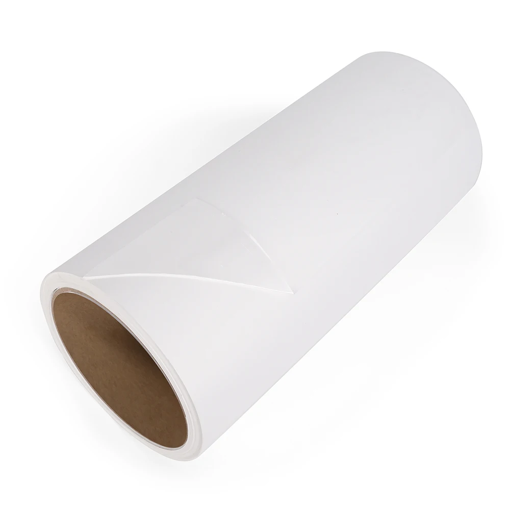 Permanent Clear Acrylic Water-based  For Advertising Signage Good Quality Custom  PP Paper Sticker Roll