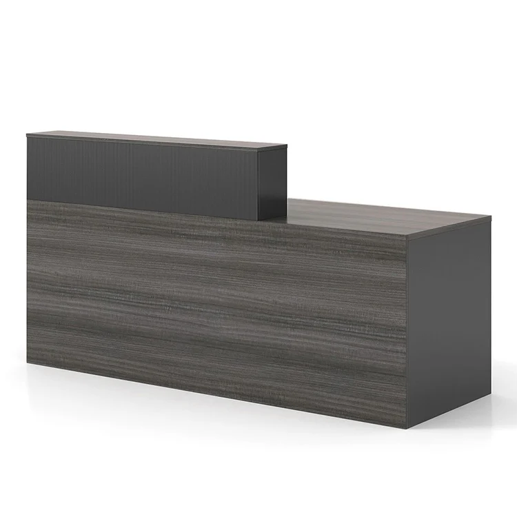 Современная модная простая белая деревянная белая стойка регистрации