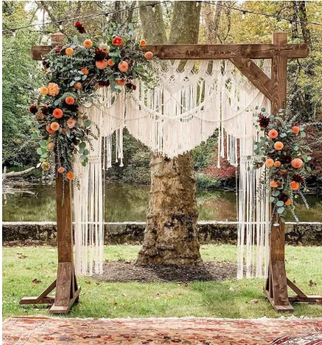 Macrame Large Curtain Bohemian Boho Decoration Backdrop Wedding Wall Hanging
