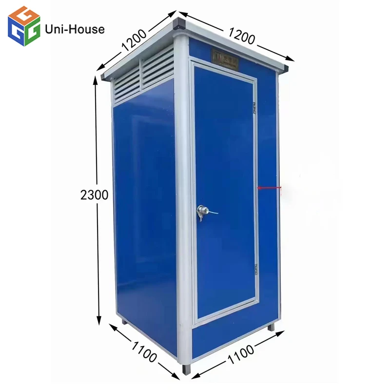 Low Price Portable Luxury  Outdoor Vip Toilet Portable Mobile Wc Portable Public Toilet Cabin For Sale Construction Site