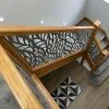 Spiral staircase wrought pipe deck stainless steel balustrade system hand railing designs modern wrought iron handrails