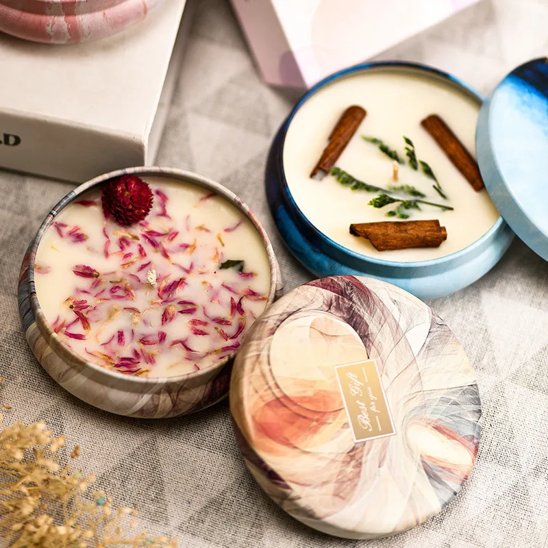 DIY сухие лепестки цветов, контейнеры, материалы для украшения свечей, сохраненные сухие цветы