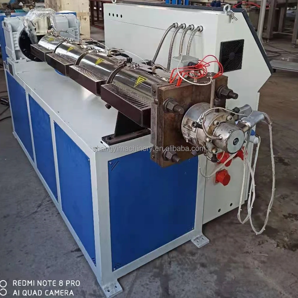 High quality plastic straw pipe making machine extruder