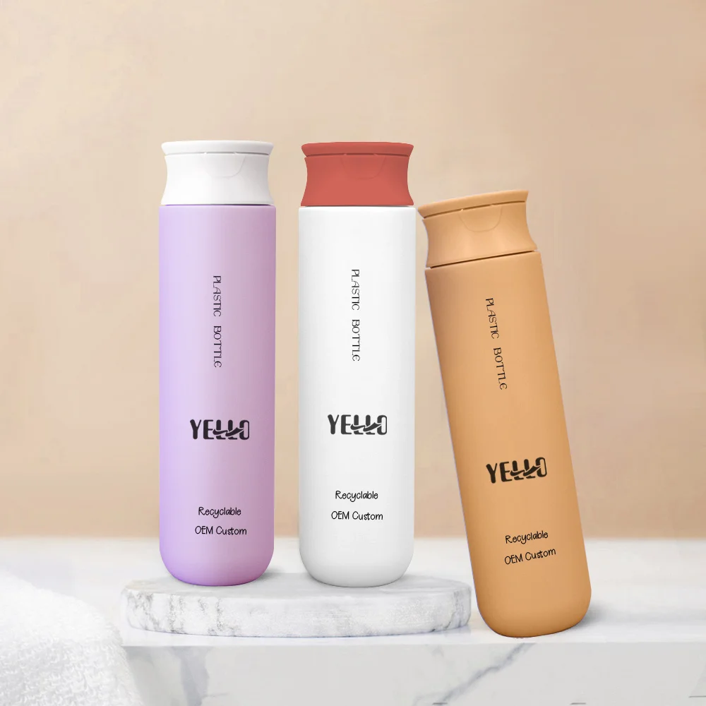 New Wholesale Plastic 300Ml Hdpe Shampoo And Conditioner Squeeze Bottles With Flip Top Cap