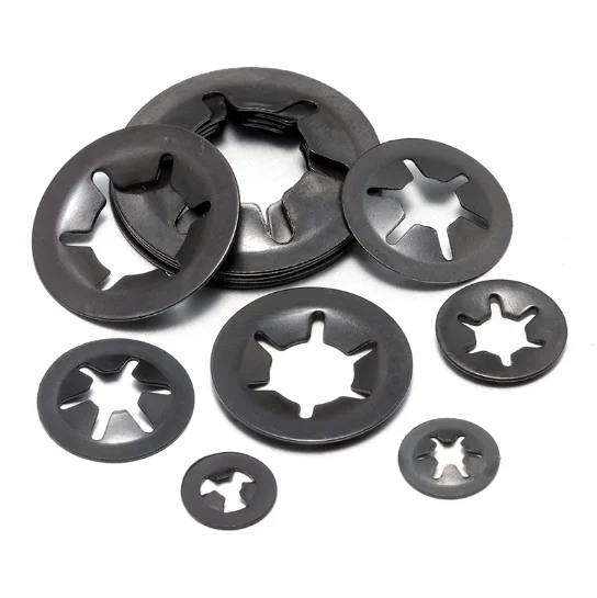 Quick Lock Fixing Internal Tooth Starlock Bearing Retaining Ring Push-on Washers for Imperial Round Shaft Star Lock Washer