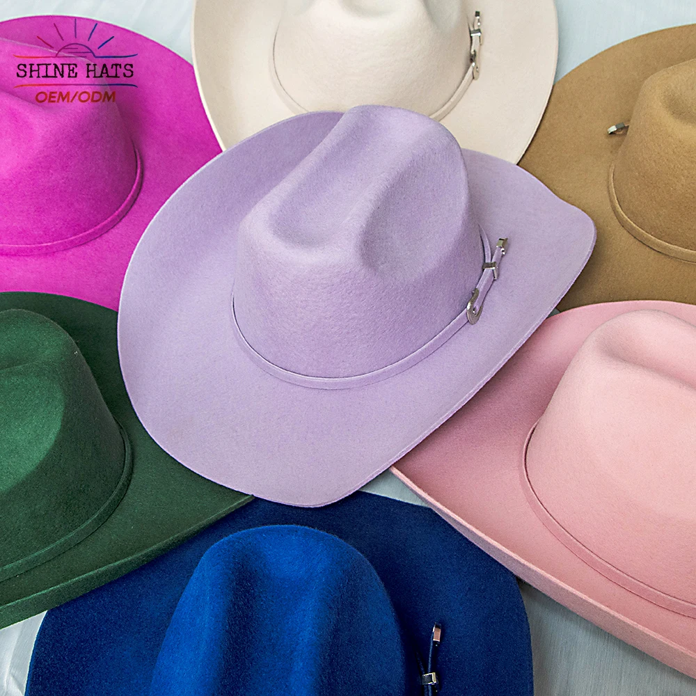Высококачественная Женская Ковбойская шляпа Shinehats