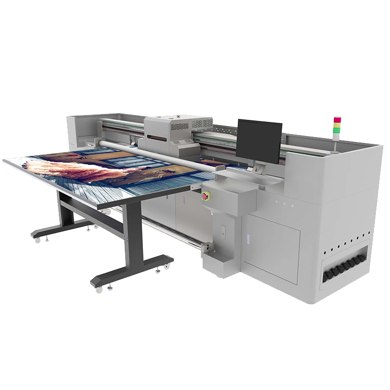 2.2m UV Hybrid printer with Ricoh GEN5 print head, large format UV Hybrid printer