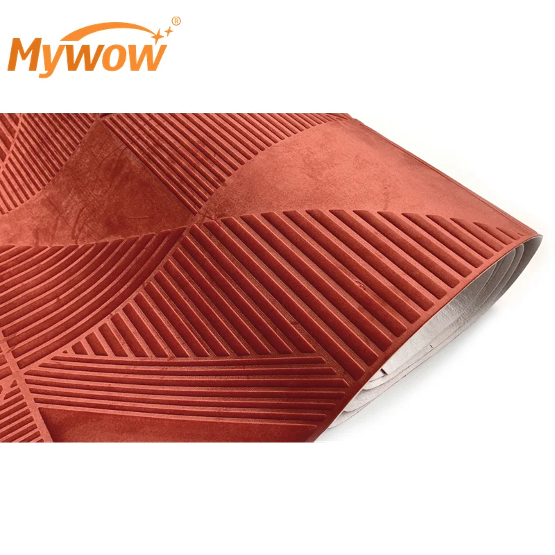 Hot Sale Soft Foam Wall covering Modern Red Luxury Velvet Wall Panels for home decor