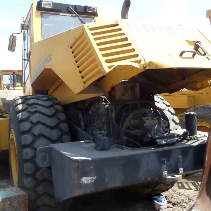 Используемый роликовый Bw225d-3 Bomag для продажи в Шанхае Китай 25 тонн уплотнитель