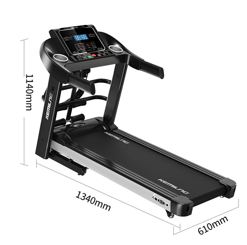 Home Foldable Treadmill Multifunctional Electric Treadmill 6-drive Shock Absorbing Silent Treadmill Factory Direct Sales