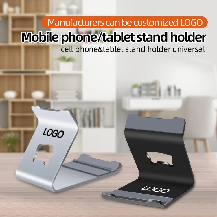 Desk Mobile Phone Holder Stand For iPhone Metal Desktop Tablet Holder Table Foldable Extend Support