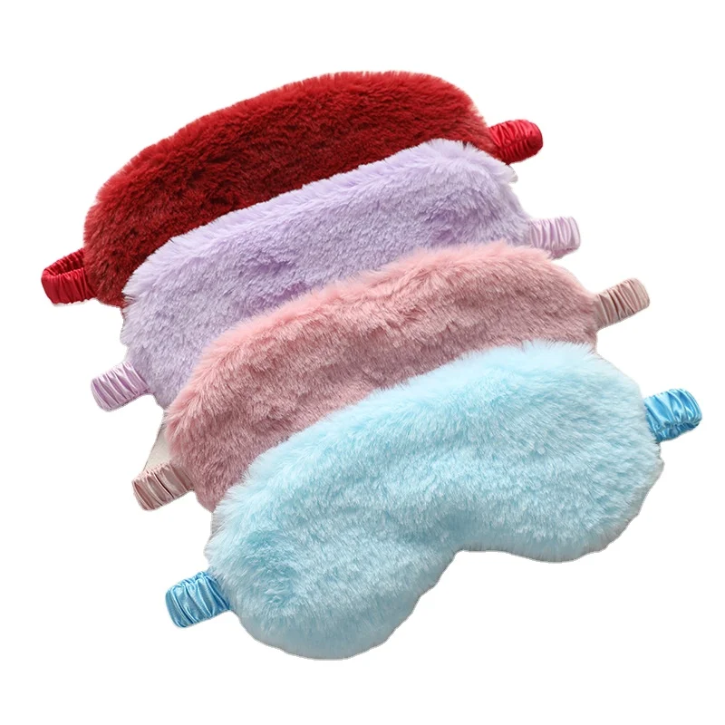 
Plush shading sleep eye mask breathable relieve fatigue home eye mask 