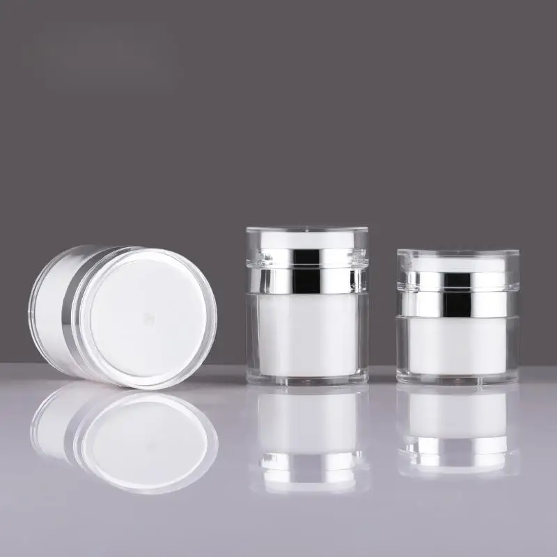 30g 50g Cosmetic Jars Plastic Squeeze Bottles Empty Cosmetic Airless Cream Jars