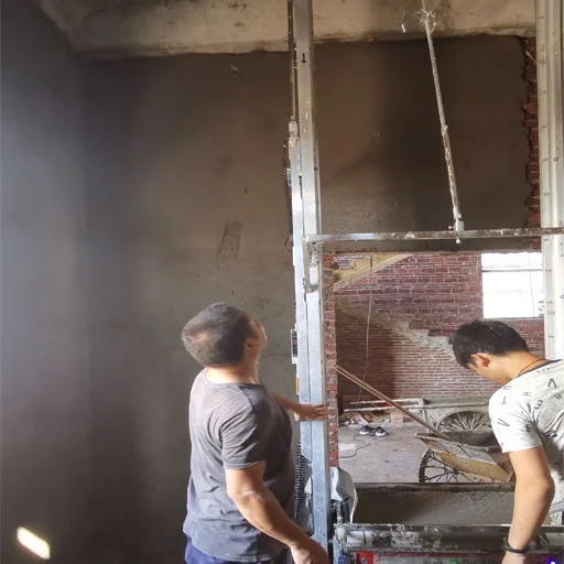 Tupo 9 Auto Construction Machinery Gypsum Plastering Machine for Wall