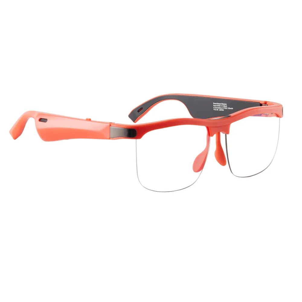Unisex Nylon Anti Blue Light Lenses TR90 Frame Smart BT Sunglasses