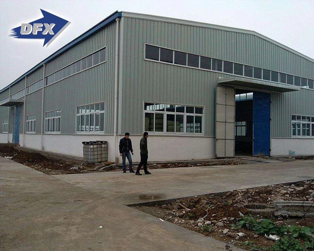 Fabricated Metal Frame Poultry Shed Dairy Cow Shed Farm Building  Prefabricated Steel Building Office