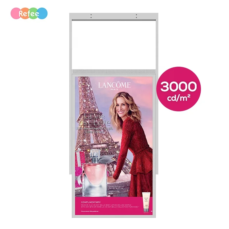 Ультра-высокая яркость цифровые окна дисплеи 24/7 операции двухсторонний экран рекламы недвижимости витрины вывесок