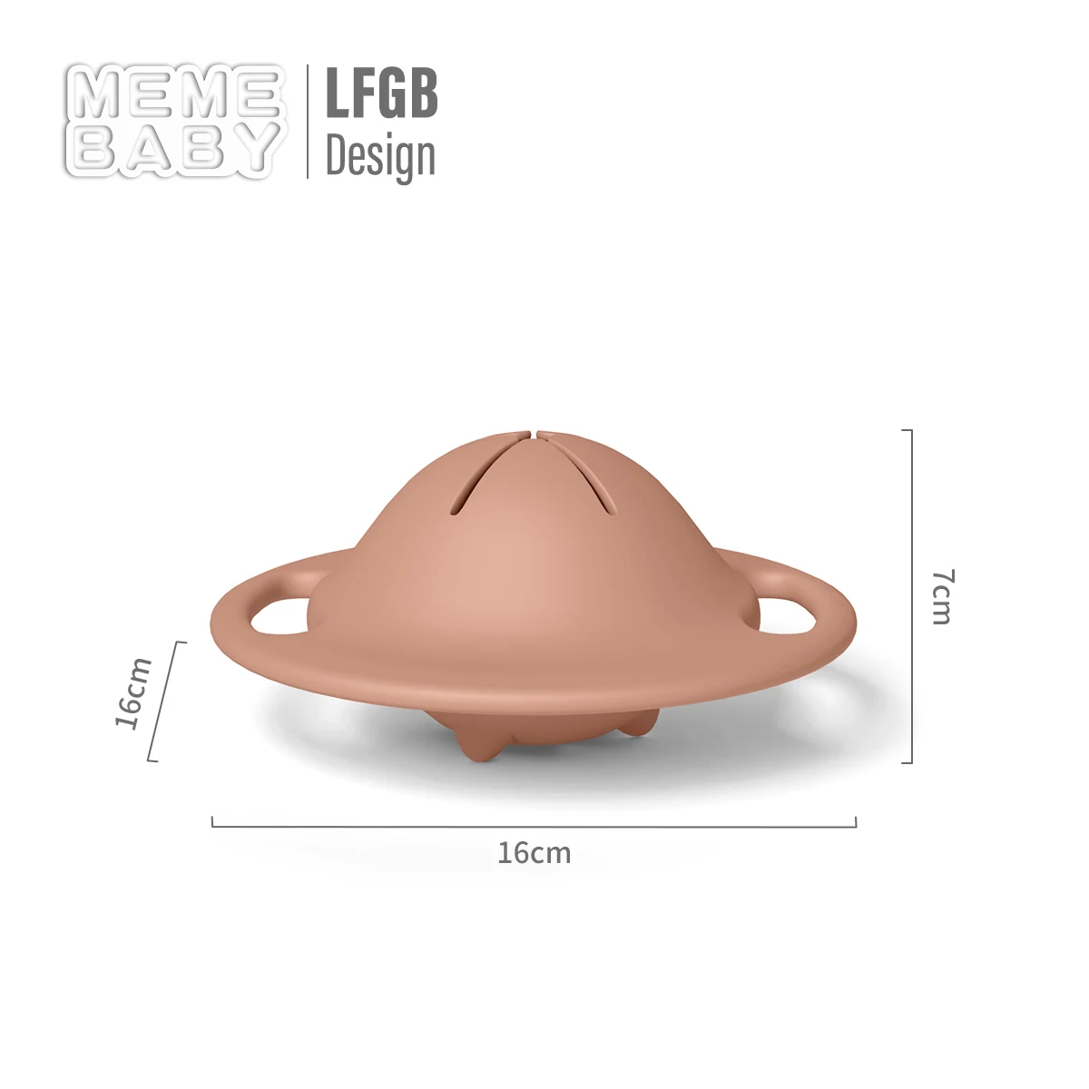 Snack Cup Kids Snack Box Candy BPA Free No Spill Toddler Silicone UFO Shape Eco Friendly Custom Food Fruit Children Round Modern