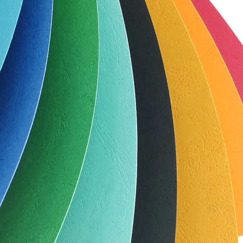 Fashion Office Stationary Dermatoglyph Paper 230gsm A4 Color Embossed Cover Paper For Book