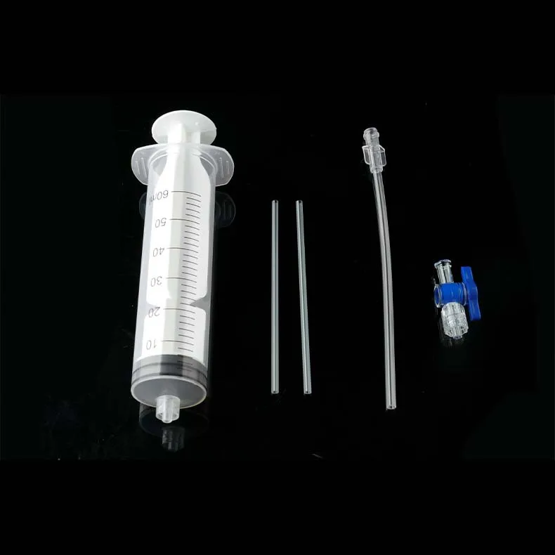 Cycling Tubeless Tire Sealant Injector 60ml Syringe Kit for Mtb Road Bike