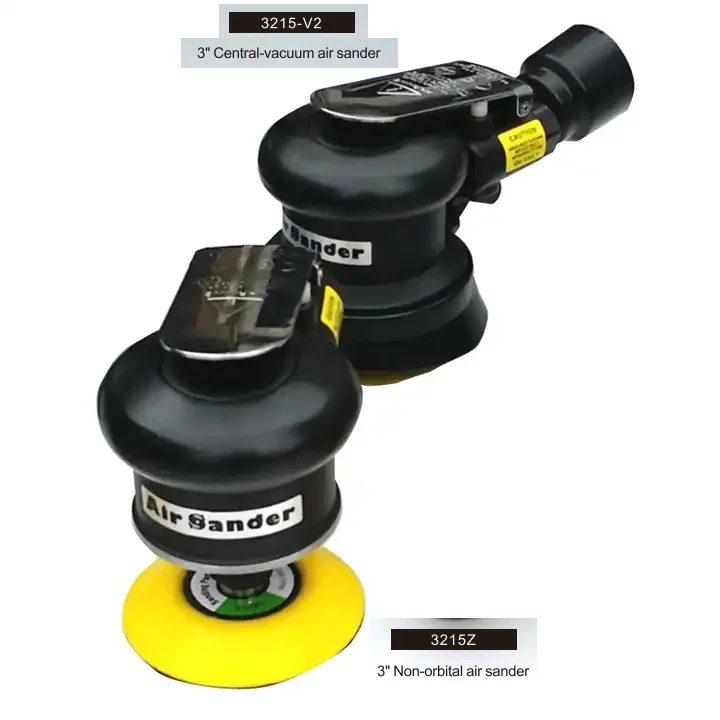 3215-D2 Industrial 3 Inch Pneumatic Polishing Eccentric Vacuum Grinder Self-vacuum Random Car Polisher  Air Orbital Sander