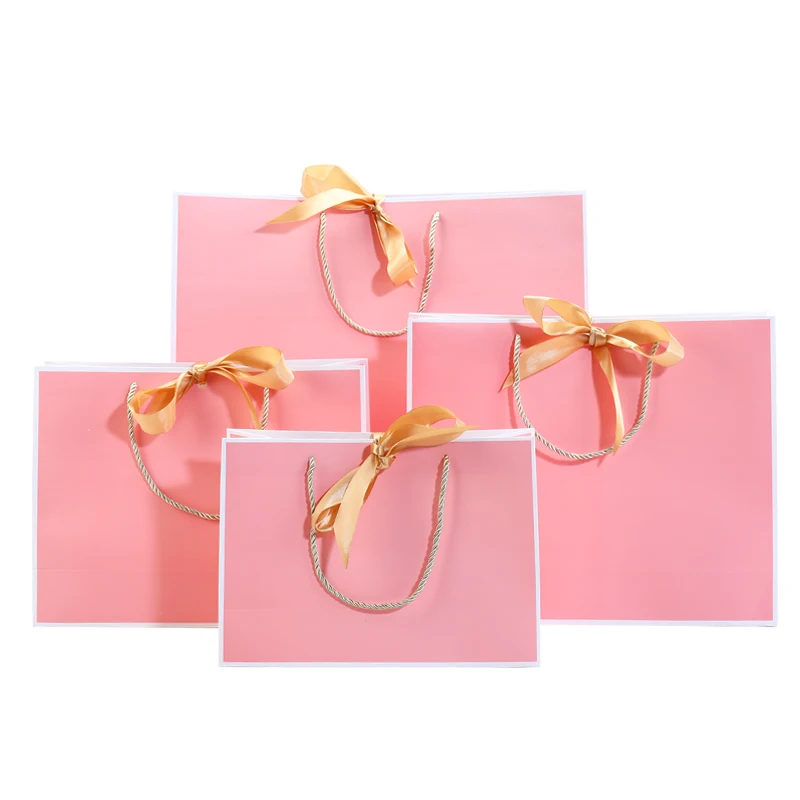 Custom uniquecolour printing commercial luxury shopping gift paper bag