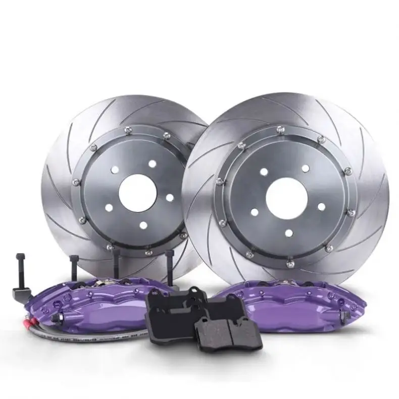 Disc Pads 320mm Front Drilled Rotors Brake Pads Kit for Car Brake Systems Auto Big Brake Kit for 2015 - 2020 Acura TLX