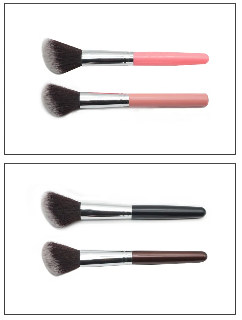 Custom label synthetic cosmetic brush portable a single makeup brush luxury foundation brush for makeup
