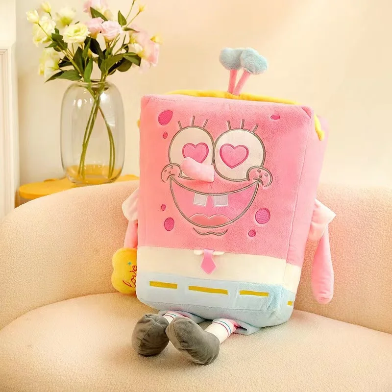 Factory Custom Cute Cartoon Plush Doll Sponge Baby And Patrick Star Plush Toy Dolls For Girl And Boy