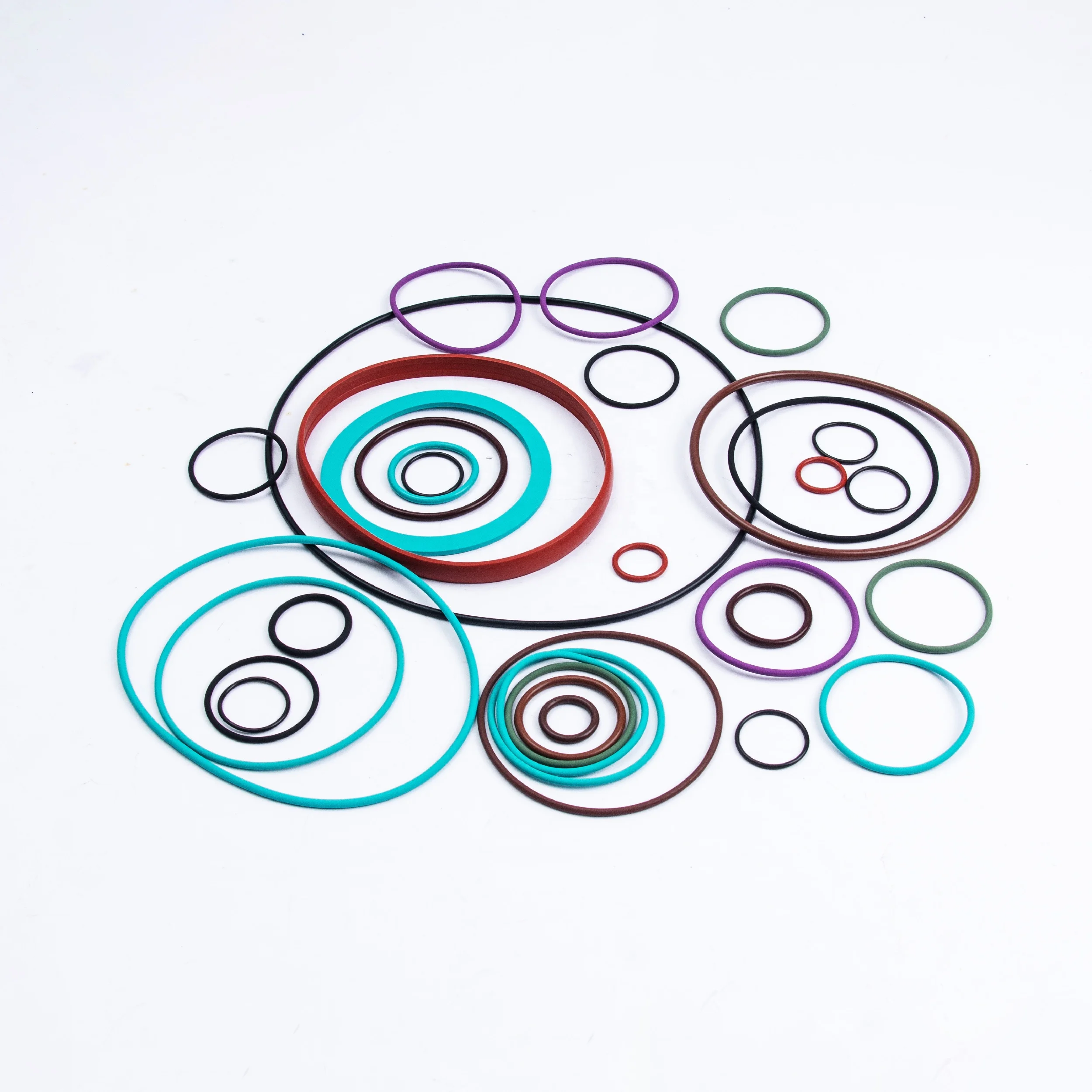 CFNAK Heat-Resistant Green Brown Black Rubber O-Ring Seal FPM Fluorocarbon FPM/FKM O-Ring