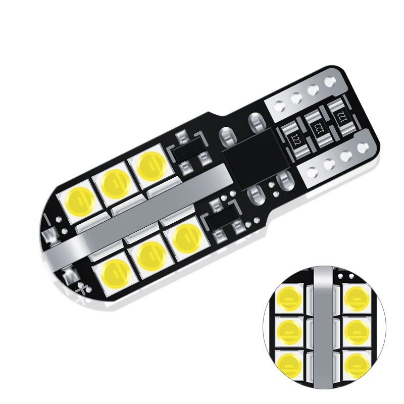T10 Bulb Car Led 194 T10 Led Canbus t10 24 SMD 3014 Car LED Signal Light Parking Styling Fog Lamp car accessories