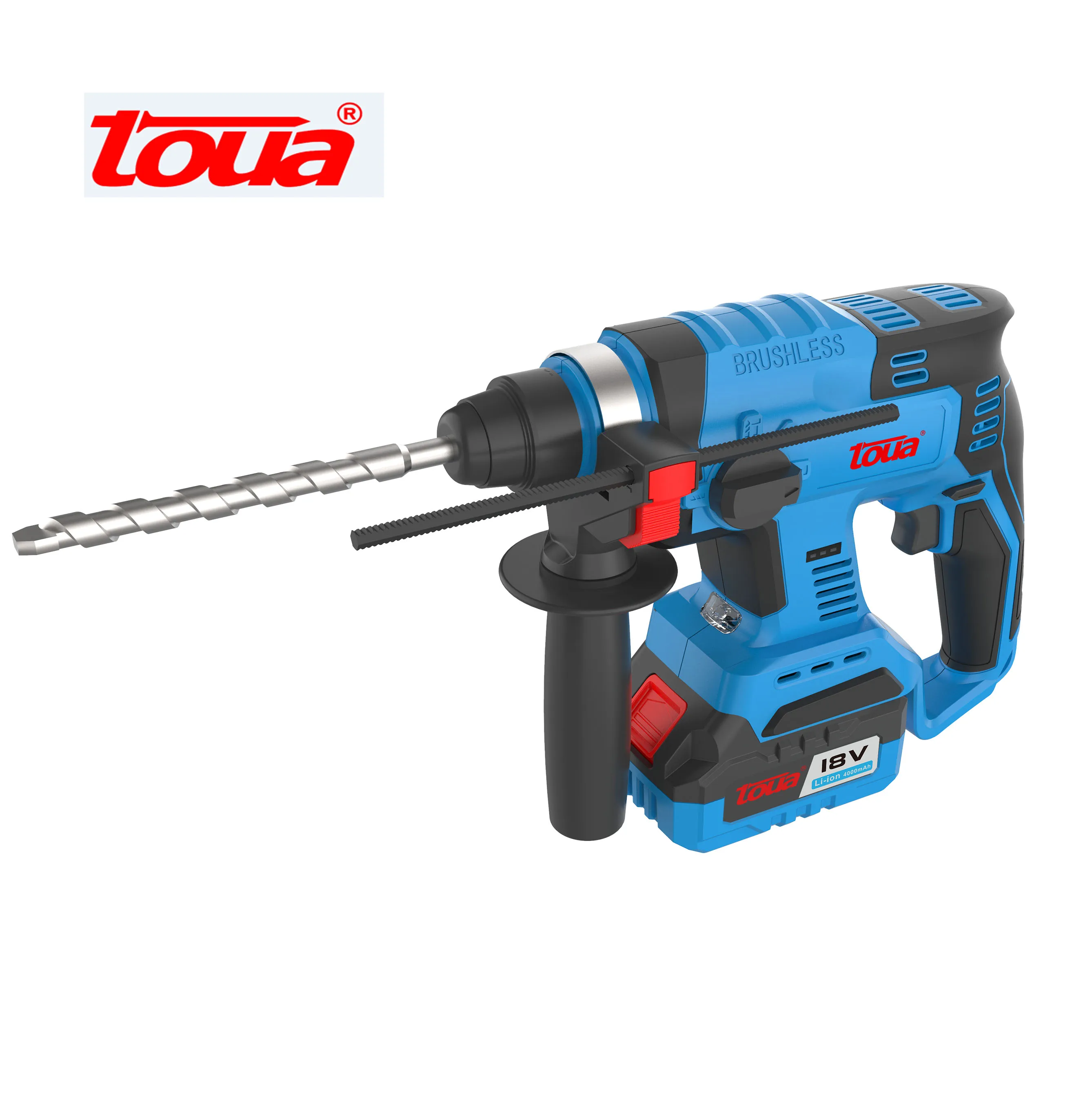 
TOUA 20V Brushless Rotary Hammer -- Only skin 