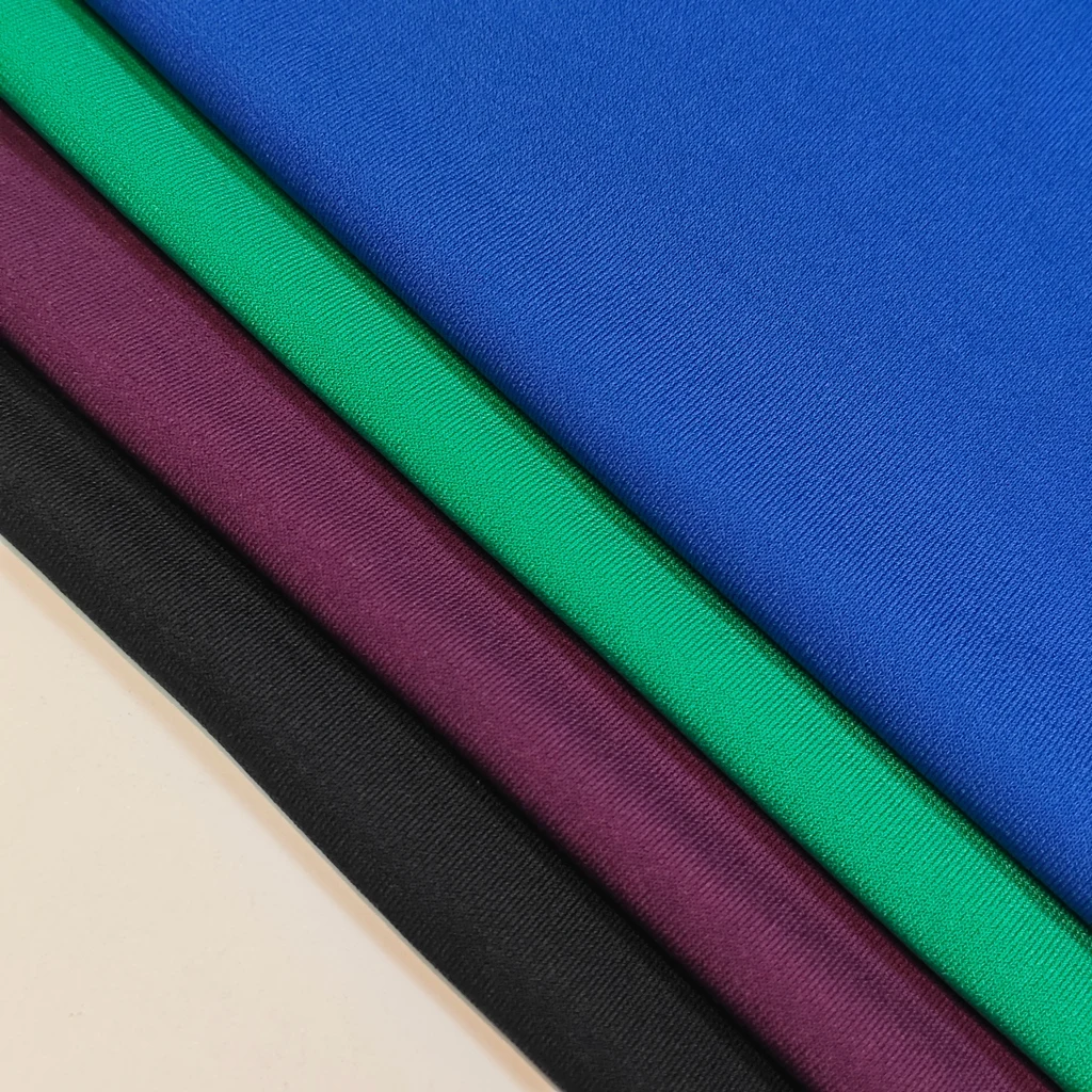 New Fast Delivery  Polyester  Spandex 190Gsm-250Gsm  Ity  Poly Jersey Fabric High Twist Crepe Soft Hand feel For Cloth