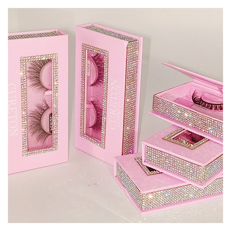 Private Label 3D C Curl False Eyelashes Silk Lashes Wholesale Individual Eyelashes Salon