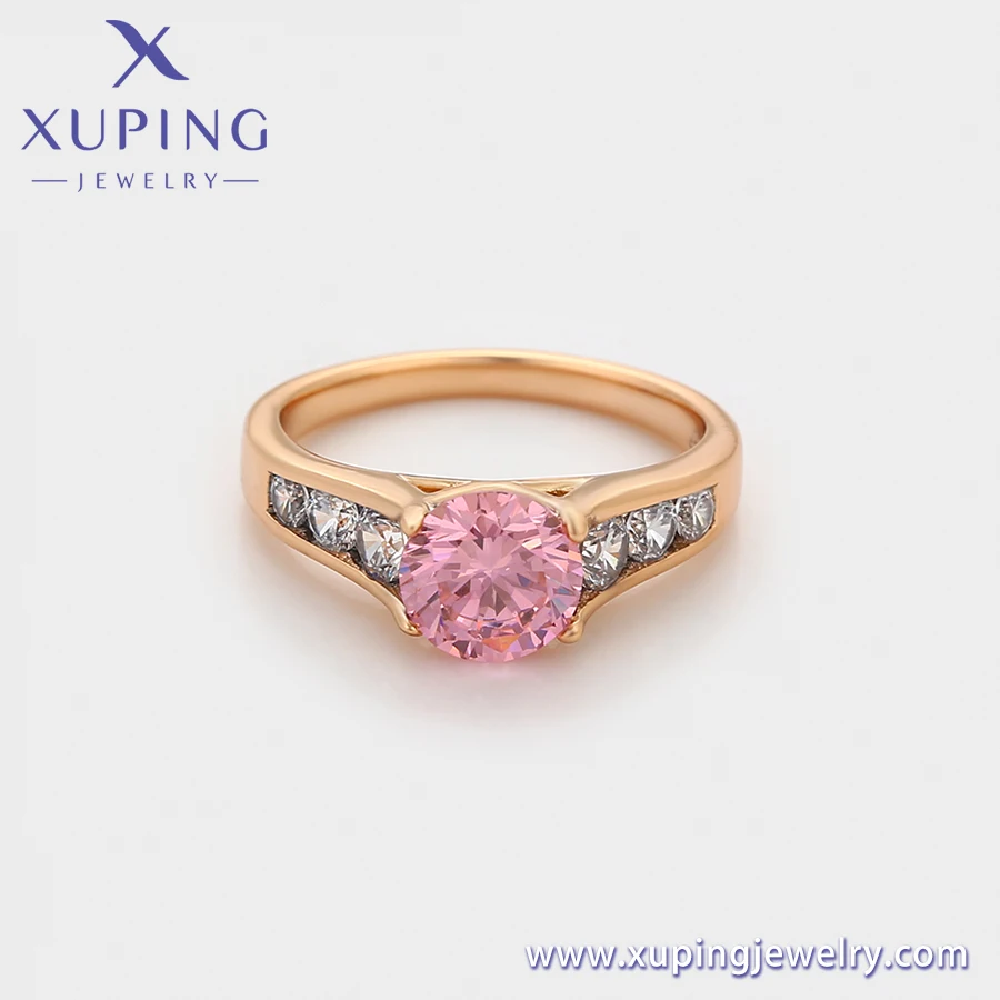 S00041194 XUPING ювелирные изделия 18K золотого цвета модные роскошные элегантные украшения с украшением из страз кольцо для женщин