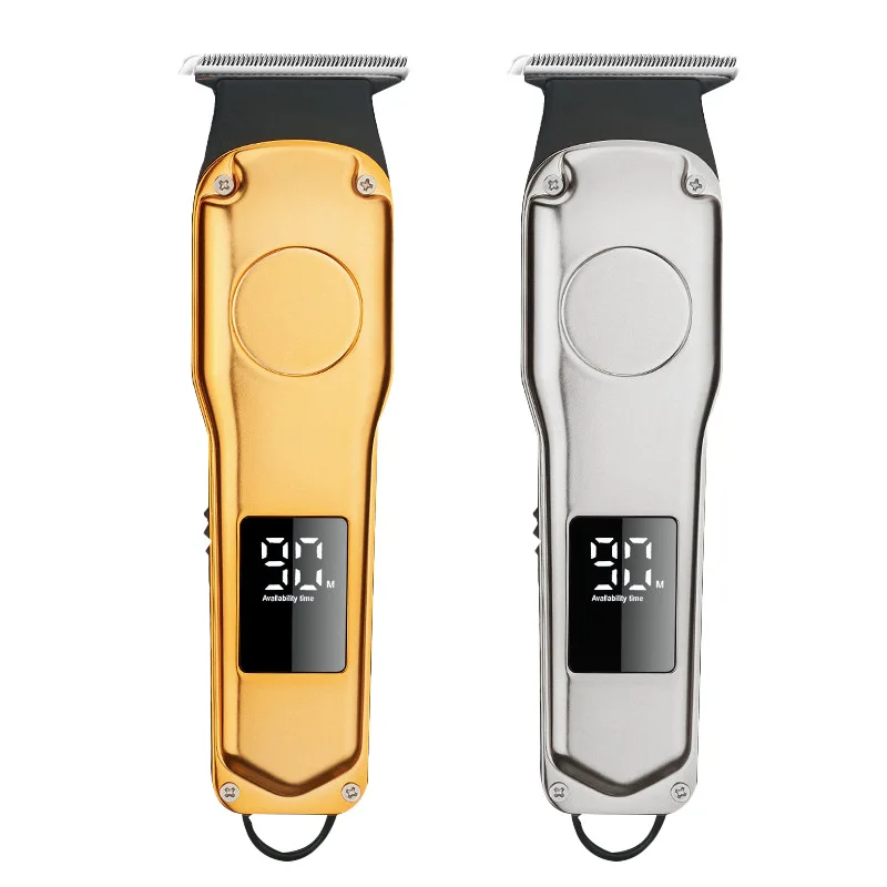 Wholesale Custom Engraving Hair Clipper For Men Professional Oil Head Mini Metal 0 Knife Head Adult Golden Hair Clipper Set