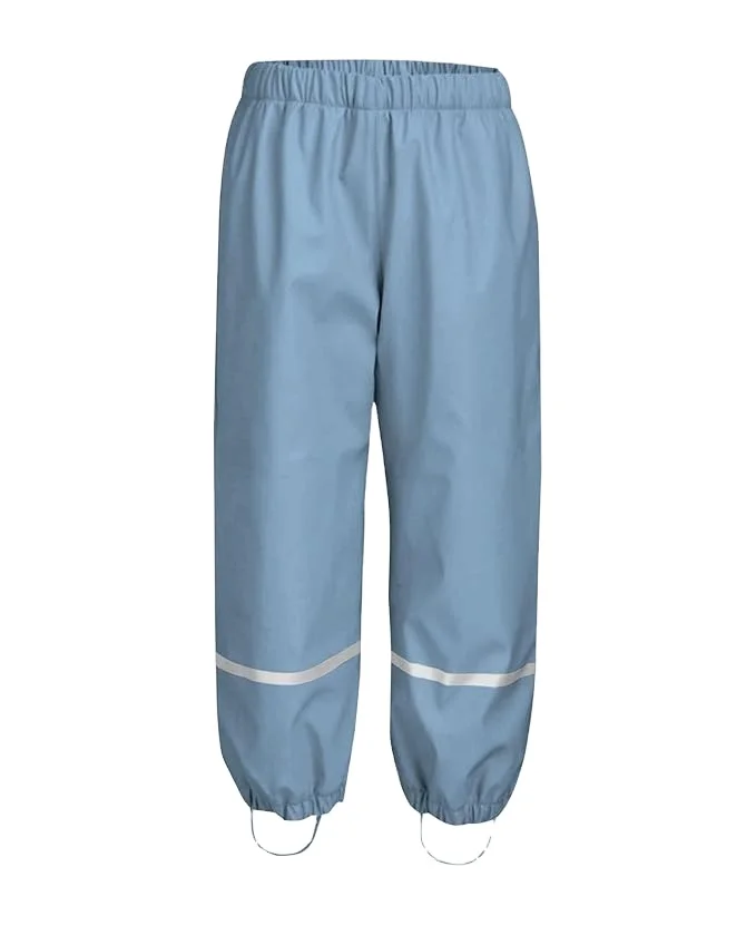 2024 PU Waterproof Girls Rain Fleece Warm GirlsTrousers Sport Velvet Children Tights Outdoor Winter Thermal Kids Loose Overalls