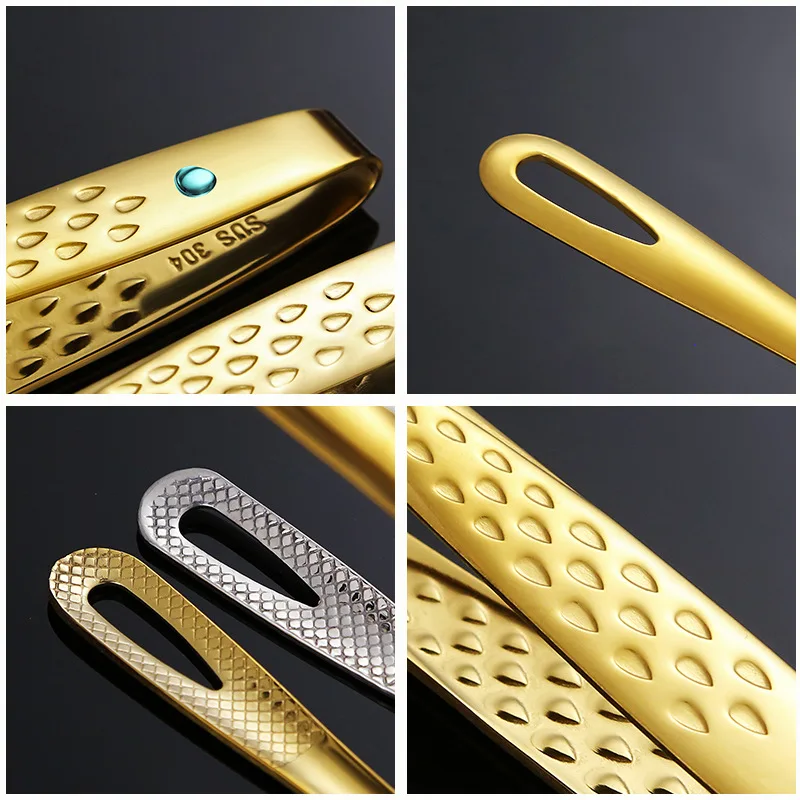 Extra Long Tweezer Tongs 304 Stainless Steel Kitchen Tong Bread Clip Pastry Clamp Barbecue Kitchen Tong for Cooking Sea Food