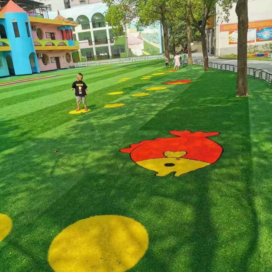 Meisen low price Artificial Grass 25mm for Garden park playground Landscapes outdoor indoor decking flooring stage Green Carpet