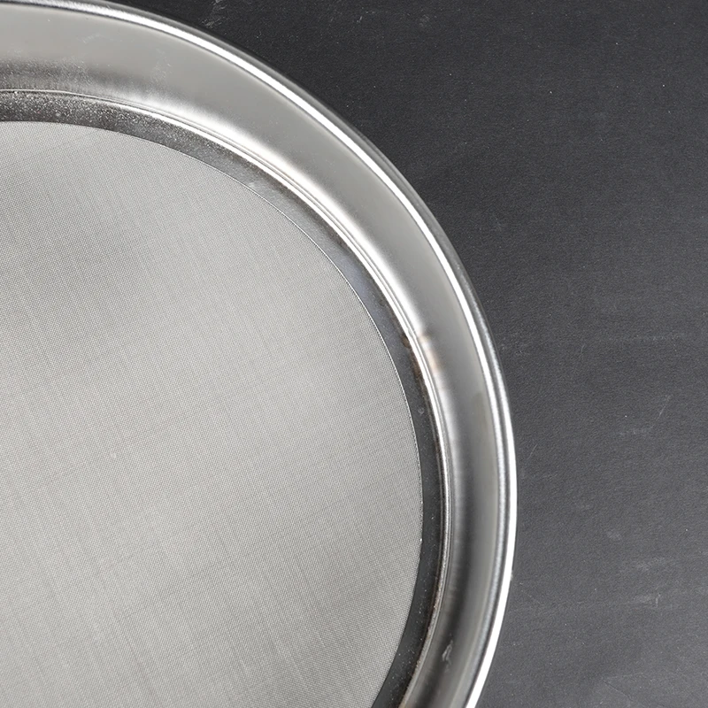 Factory direct supply stainless steel food experimental industrial sample sieve flour  sieve filter sieve customized