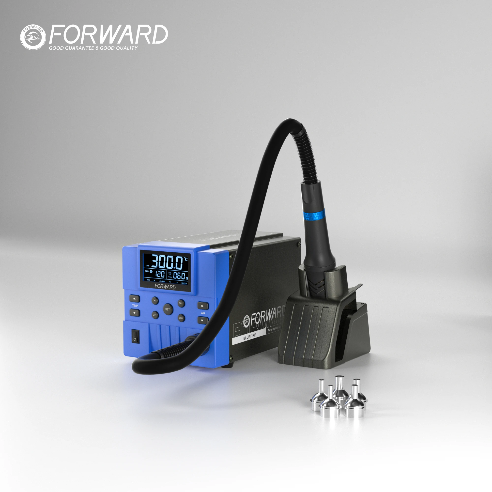 FORWARD Good Quality Ultra-low resistance nozzle Hot Air Gun Rework Welding Station