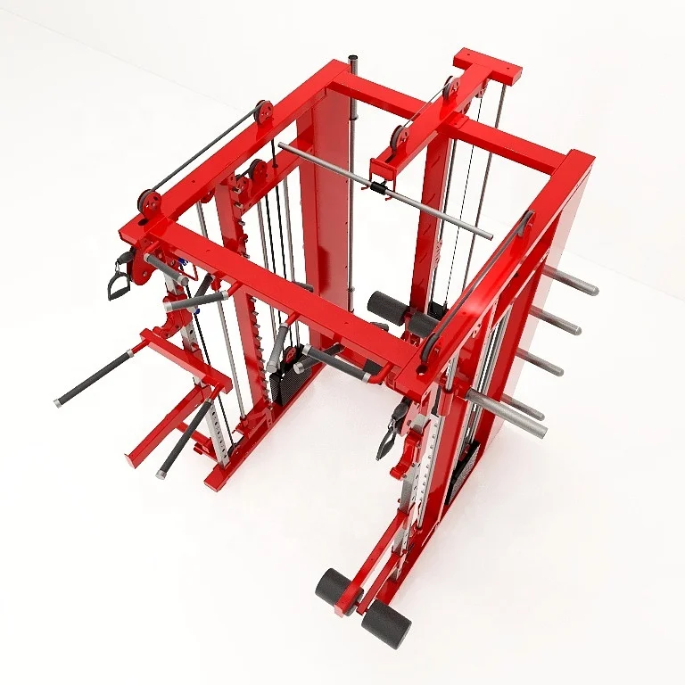 5 in 1 multifunction machine smith/squat/cable crossover /pull down/low downmachine