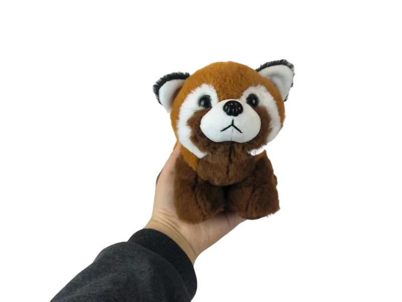 18cm Simulation Plush Toys Red Panda Bear Cat Lifelike Soft Toys Plush Lesser Panda Doll Ailurus Fulgens for Kids Gifts