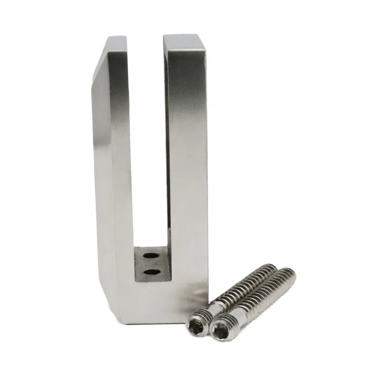 EKOO Modern side wall mount mini stainless steel handrail balustrade smart glass fence spigot