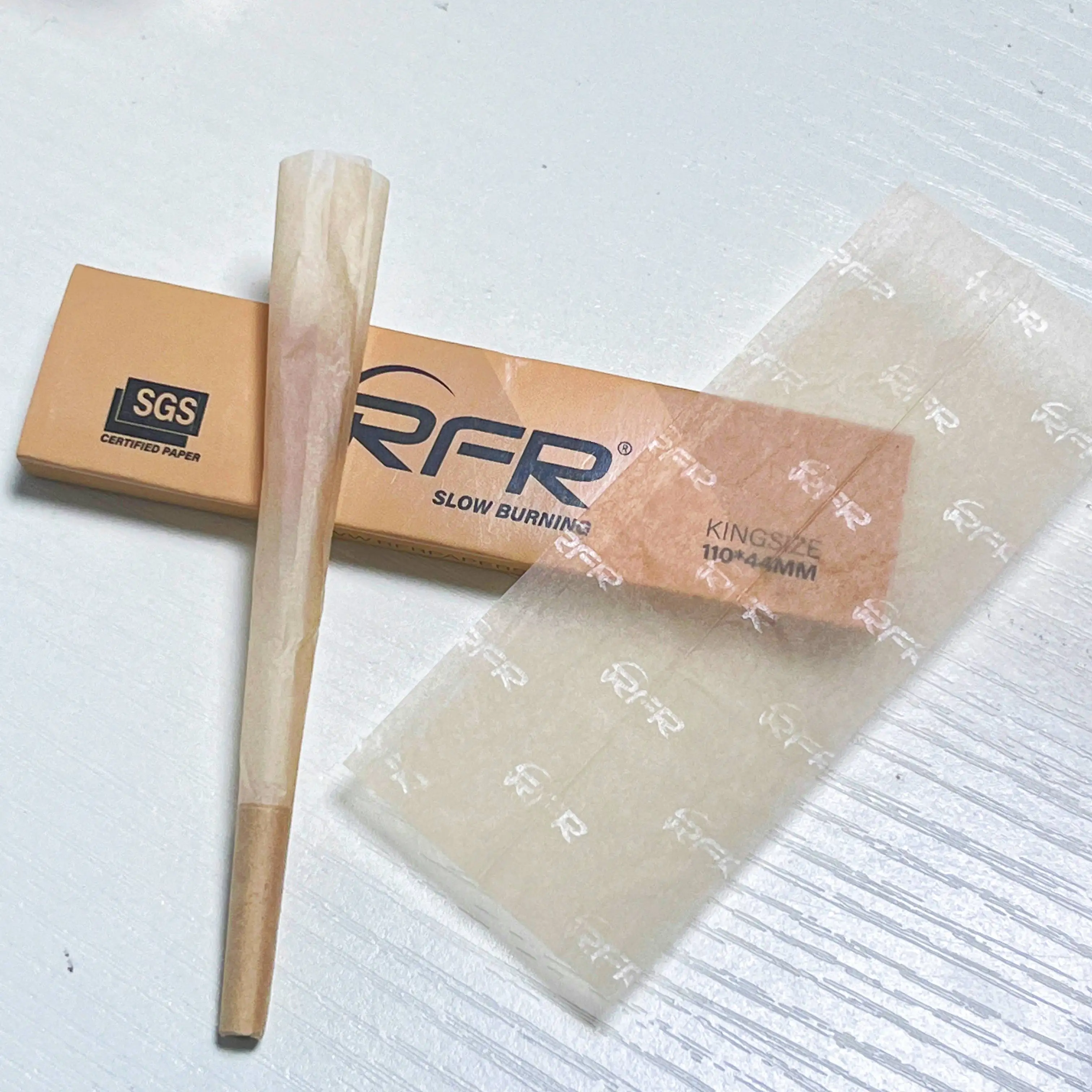 Papier bio cru fumant des papiers personnalises ont construit vos propres accessoires de marque mondialement connue