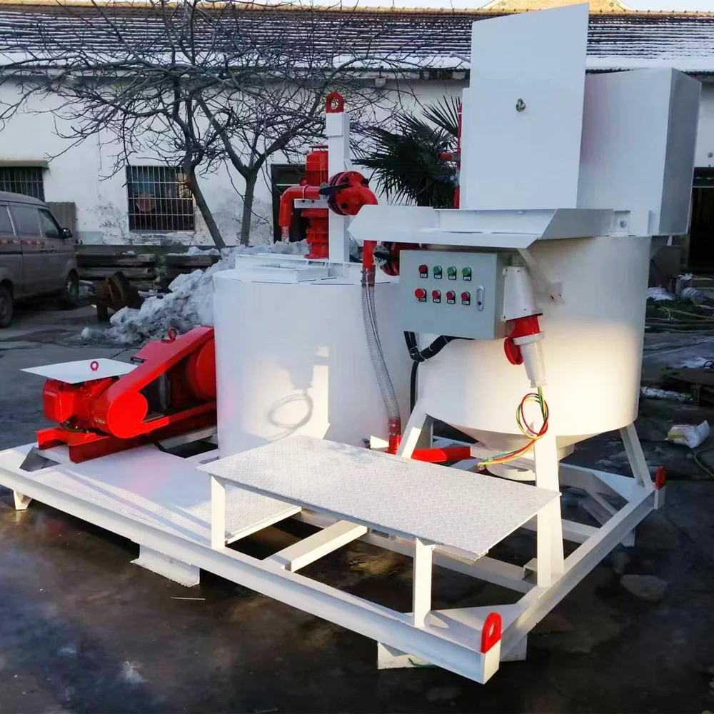 FAE CMSC500/1000E Jet Grouting Mixer and Agitator Electric Pumps and Automatic Mixer All in One Container Fill Voids and Joints Valved Pump