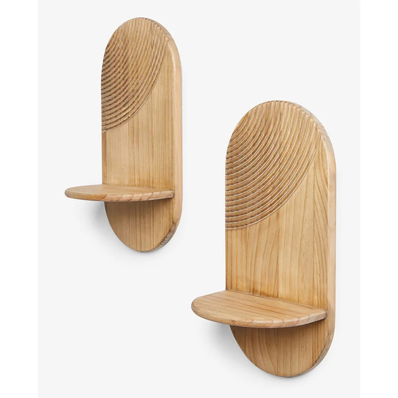 New Design Handmade Vintage Home Decorative Wood Wall Shelf Rustic Wooden Wall Shelf